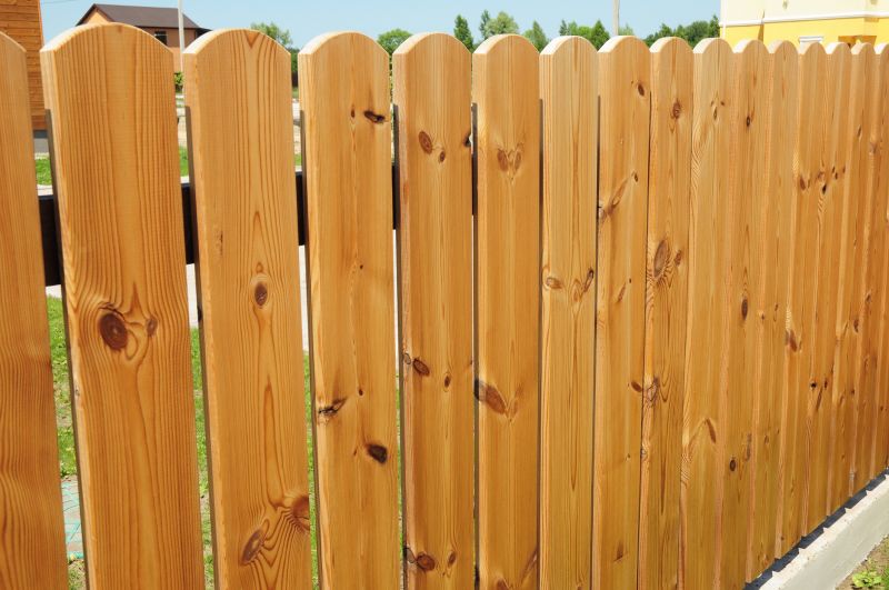 Wooden Farm Fence Installation